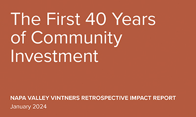 Napa Valley Vintners 40 Year Report